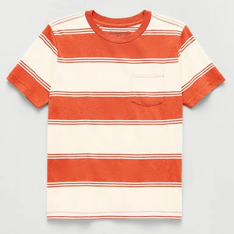 Thereabouts Little & Big Kid Boys Crew Neck Short Sleeve T-Shirt