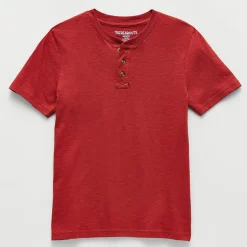 Thereabouts Little & Big Kid Boys Short Sleeve Regular Fit Henley Shirt