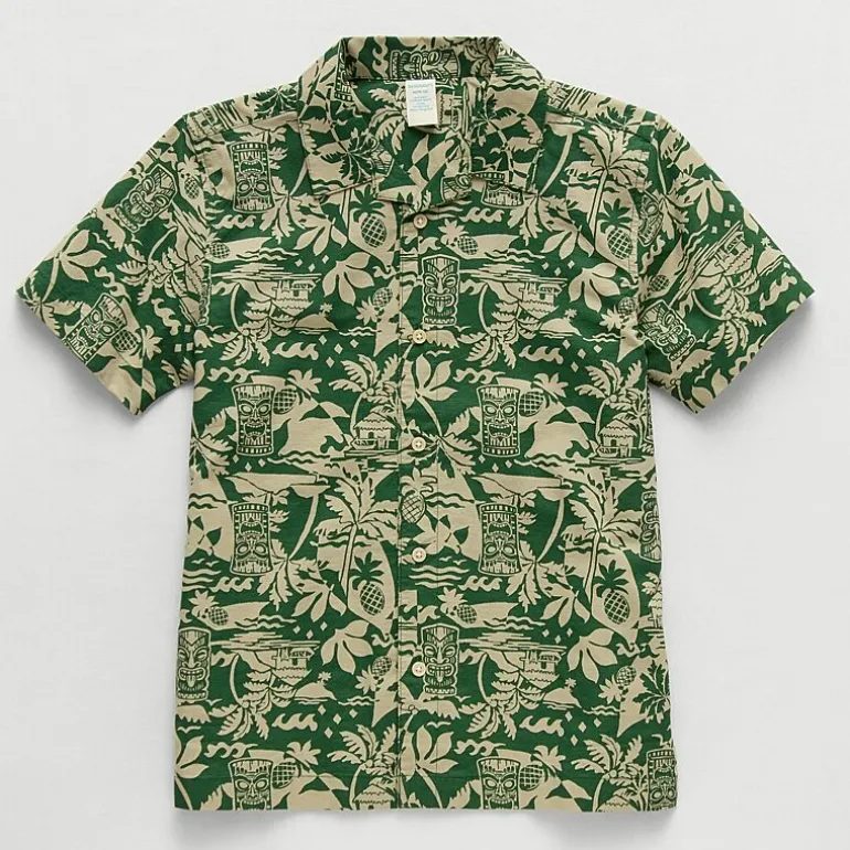 Thereabouts Little & Big Kid Boys Short Sleeve Regular Fit Button-Down Shirt