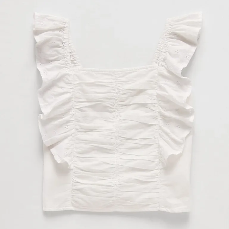 Thereabouts Little & Big Kid Girls Square Neck Sleeveless Blouse