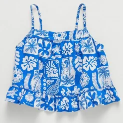 Thereabouts Little & Big Kid Girls Square Neck Sleeveless Tank Top