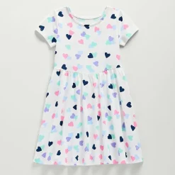 Thereabouts Little & Big Kid Girls Short Sleeve A-Line Dress