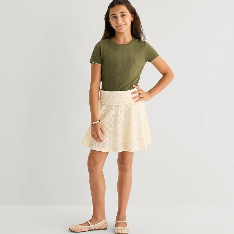 Thereabouts Little & Big Kid Girls Crew Neck Short Sleeve T-Shirt