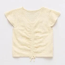 Thereabouts Little & Big Kid Girls V Neck Short Sleeve T-Shirt
