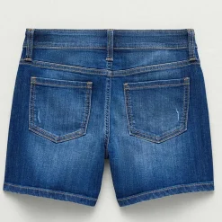 Thereabouts Little & Big Kid Girls Adaptive Adjustable Waist Easy-on + Easy-off Denim Short