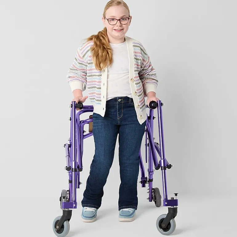 Thereabouts Little & Big Kid Girls Easy-on + Easy-off Round Neck Adaptive Long Sleeve Sweatshirt