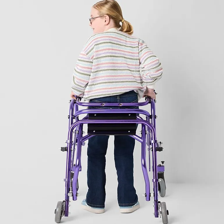 Thereabouts Little & Big Kid Girls Easy-on + Easy-off Round Neck Adaptive Long Sleeve Sweatshirt