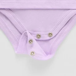 Thereabouts Little & Big Kid Girls Crew Neck Short Sleeve Adaptive Rib Bodysuit