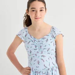 Thereabouts Little & Big Kid Girls Short Sleeve A-Line Dress