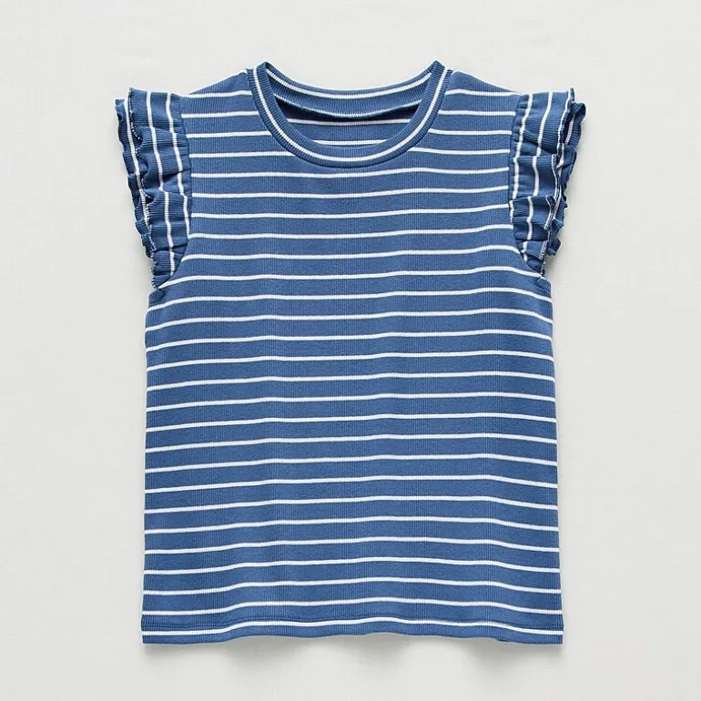 Thereabouts Little & Big Kid Girls Round Neck Short Sleeve T-Shirt