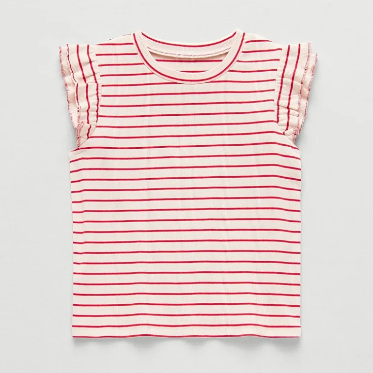 Thereabouts Little & Big Kid Girls Round Neck Short Sleeve T-Shirt