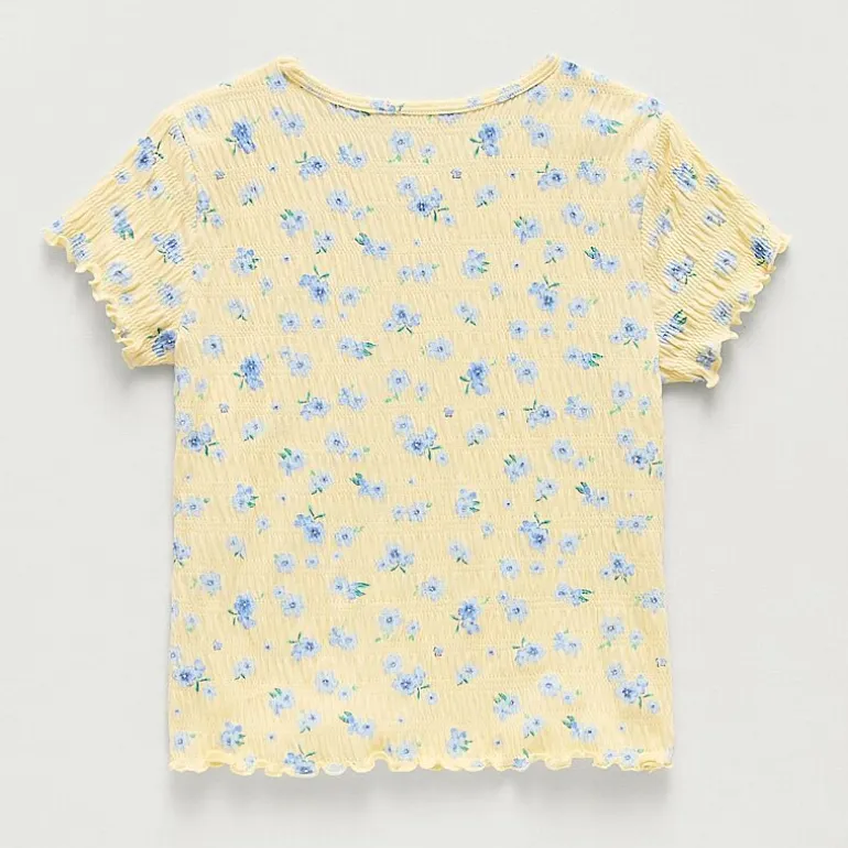 Thereabouts Little & Big Kid Girls Round Neck Short Sleeve T-Shirt
