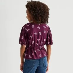 Thereabouts Little & Big Kid Girls Scoop Neck Sleeveless Blouse