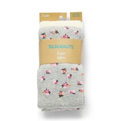Thereabouts Little & Big Kid Girls Sweater 2-pc. Floral Tights