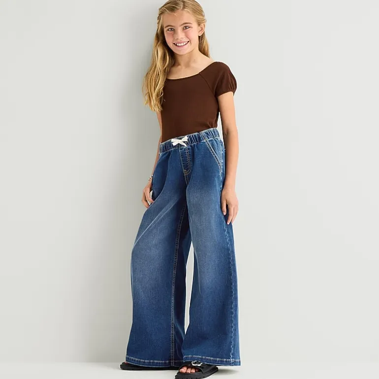 Thereabouts Little & Big Kid Girls Stretch Fabric Loose Fit Jean
