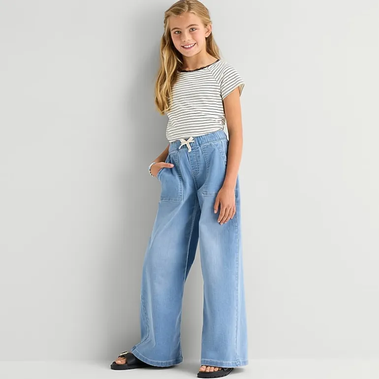 Thereabouts Little & Big Kid Girls Stretch Fabric Loose Fit Jean