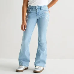 Thereabouts Little & Big Kid Girls Flare Leg Jean