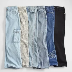 Thereabouts Little & Big Kid Girls Low Rise Flare Leg Jean