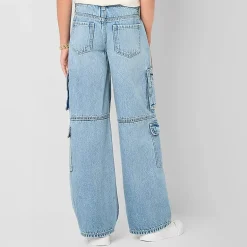 Thereabouts Little & Big Kid Girls Cargo Low Rise Loose Fit Cargo Jean