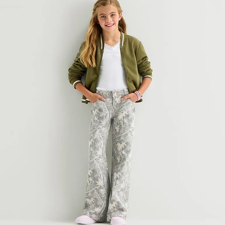 Thereabouts Little & Big Kid Girls Adjustable Waist Baggy Fit Jean