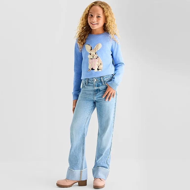 Thereabouts Little & Big Kid Girls Wide Leg Jean