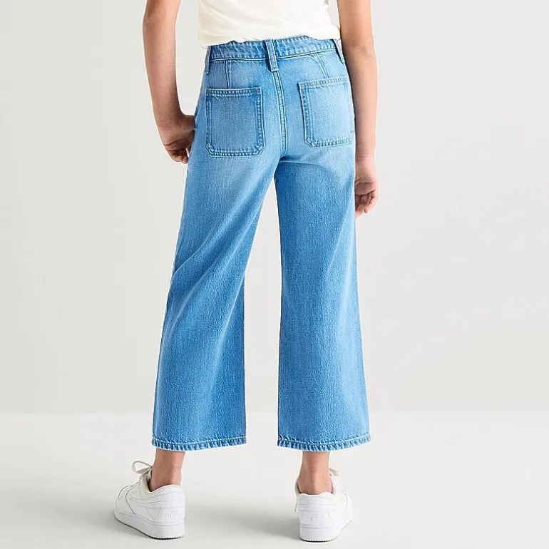 Thereabouts Little & Big Kid Girls Adjustable Waist Cropped Jean