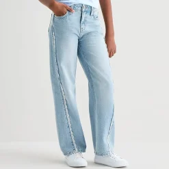 Thereabouts Little & Big Kid Girls Mid Rise Wide Leg Jean
