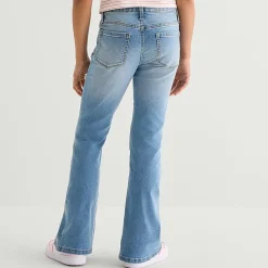Thereabouts Little & Big Kid Girls Mid Rise Flare Leg Jean