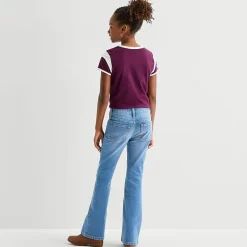 Thereabouts Little & Big Kid Girls Mid Rise Flare Leg Jean