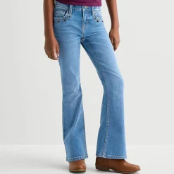 Thereabouts Little & Big Kid Girls Mid Rise Flare Leg Jean
