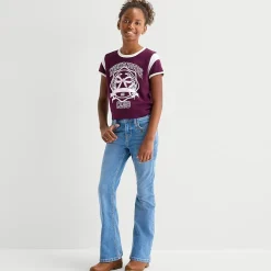 Thereabouts Little & Big Kid Girls Mid Rise Flare Leg Jean
