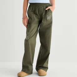 Thereabouts Little & Big Kid Girls Stretch Fabric Mid Rise Straight Cargo Pant