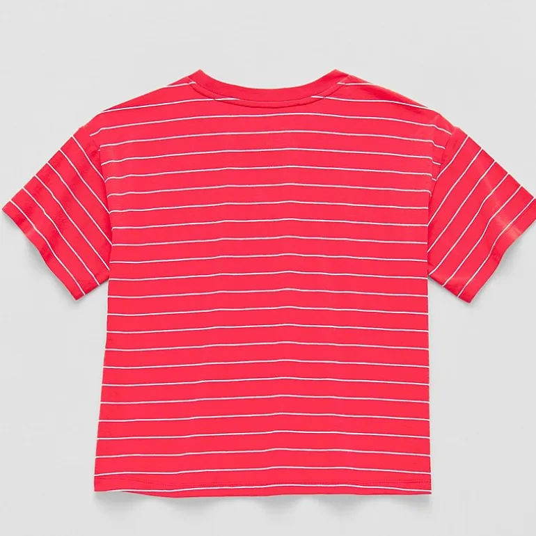 Thereabouts Little & Big Kid Girls Crew Neck Short Sleeve Boxy Fit Graphic T-Shirt