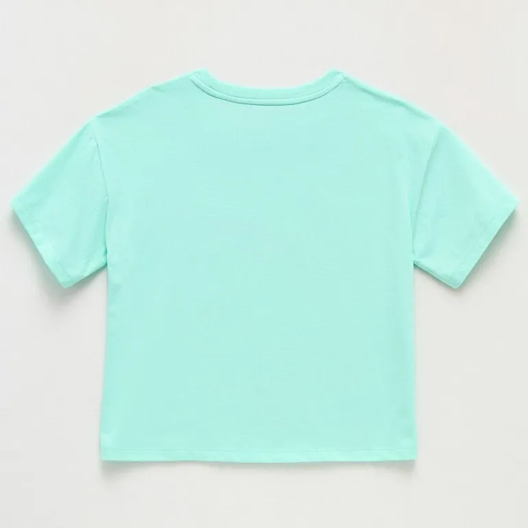 Thereabouts Little & Big Kid Girls Crew Neck Short Sleeve Boxy Fit Graphic T-Shirt