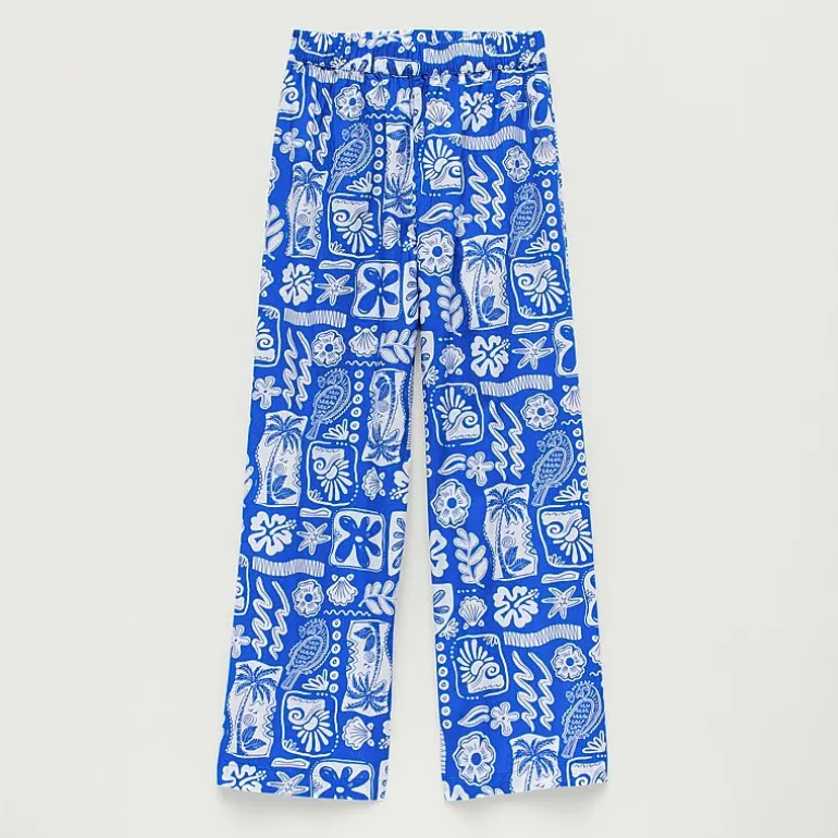 Thereabouts Little & Big Kid Girls Mid Rise Wide Leg Regular Fit Pull-On Pant