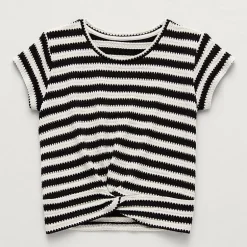 Thereabouts Little & Big Kid Girls Crew Neck Short Sleeve T-Shirt