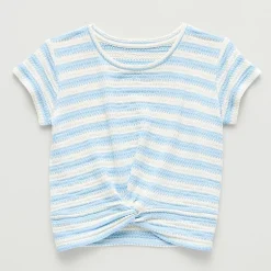 Thereabouts Little & Big Kid Girls Crew Neck Short Sleeve T-Shirt