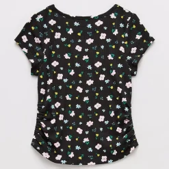 Thereabouts Little & Big Kid Girls Round Neck Short Sleeve T-Shirt