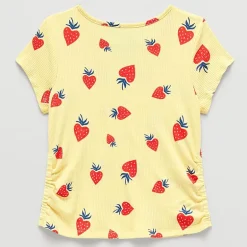 Thereabouts Little & Big Kid Girls Round Neck Short Sleeve T-Shirt