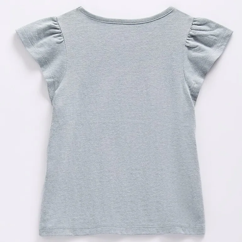 Thereabouts Little & Big Kid Girls Crew Neck Short Sleeve Regular Fit Graphic T-Shirt