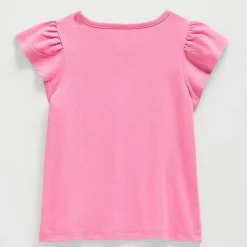 Thereabouts Little & Big Kid Girls Crew Neck Short Sleeve Regular Fit Graphic T-Shirt