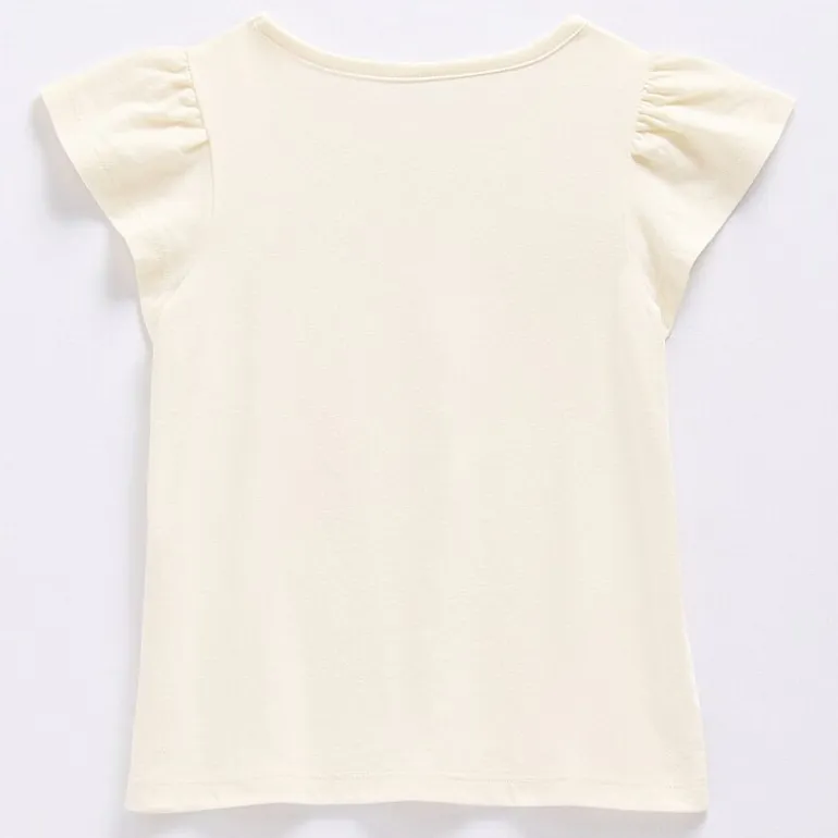 Thereabouts Little & Big Kid Girls Crew Neck Short Sleeve Regular Fit Graphic T-Shirt