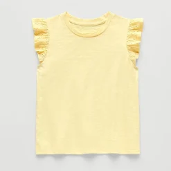 Thereabouts Little & Big Kid Girls Crew Neck Short Sleeve Embroidered T-Shirt