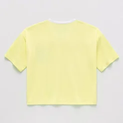 Thereabouts Little & Big Kid Girls V Neck Short Sleeve Oversized Graphic T-Shirt