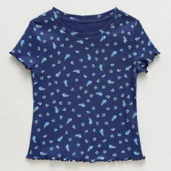Thereabouts Little & Big Kid Girls Crew Neck Short Sleeve T-Shirt
