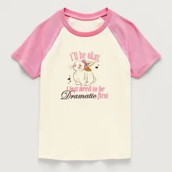 Thereabouts Little & Big Kid Girls Round Neck Short Sleeve T-Shirt