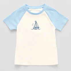 Thereabouts Little & Big Kid Girls Round Neck Short Sleeve T-Shirt