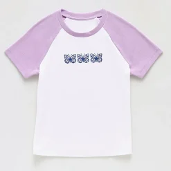 Thereabouts Little & Big Kid Girls Round Neck Short Sleeve T-Shirt
