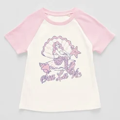 Thereabouts Little & Big Kid Girls Round Neck Short Sleeve T-Shirt