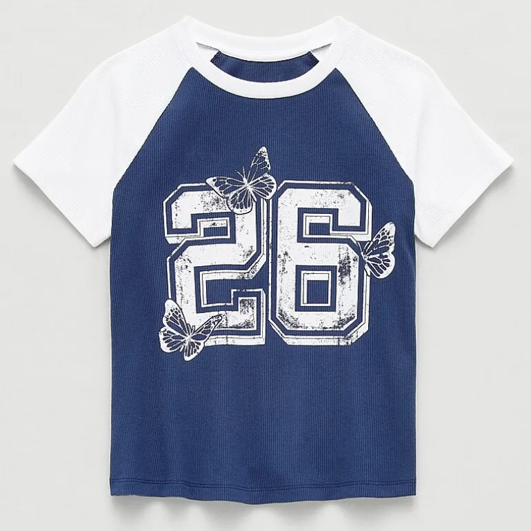 Thereabouts Little & Big Kid Girls Round Neck Short Sleeve T-Shirt